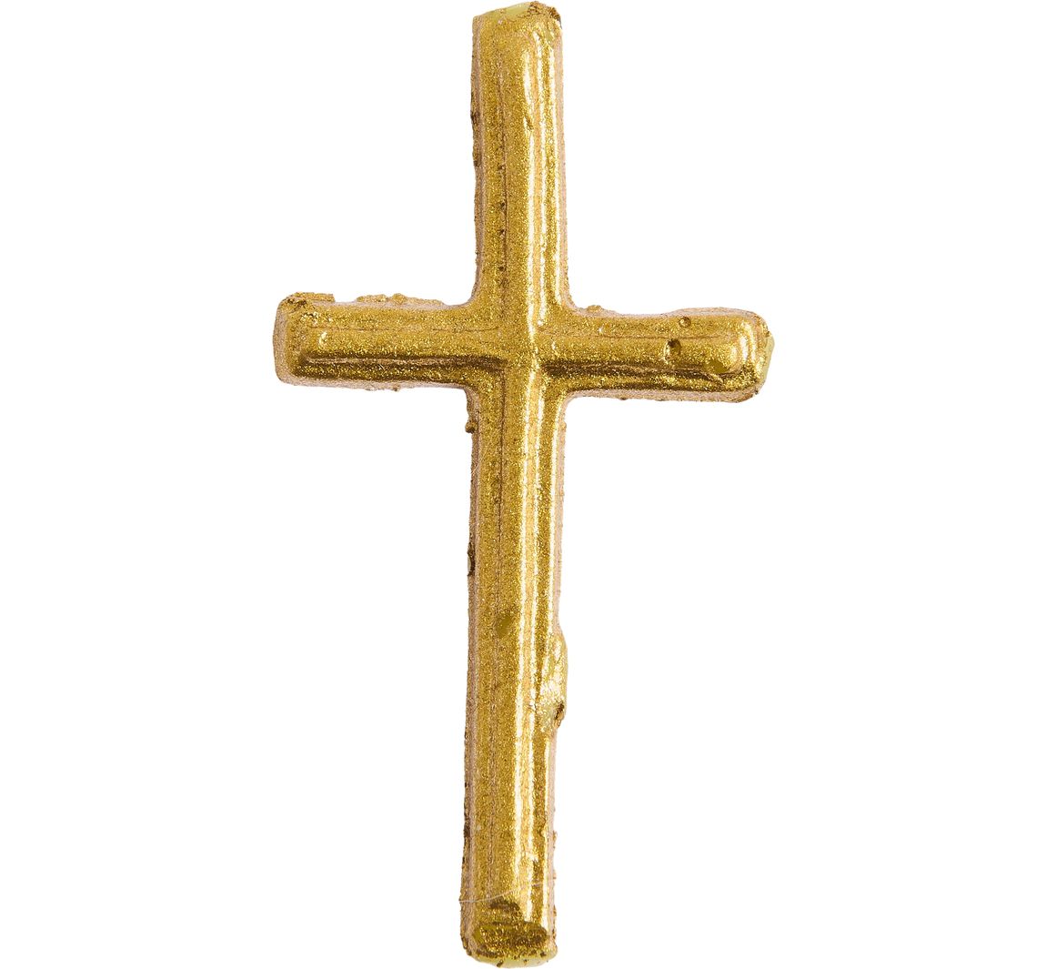 Wasmotief "Kruis" - Goud