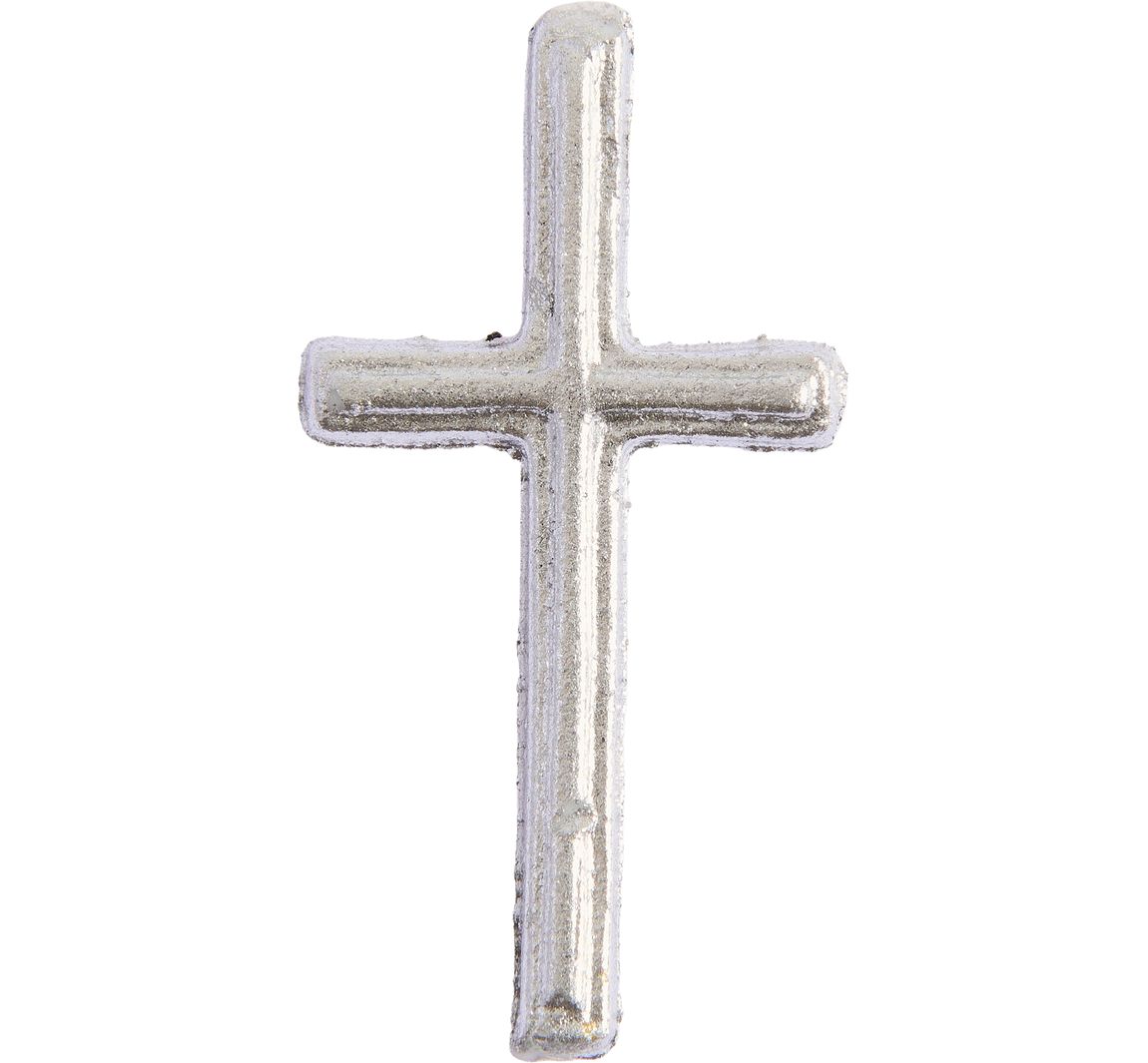 Wasmotief "Kruis" - Zilver