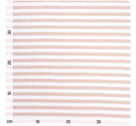 Rib jersey stof "Stripes"