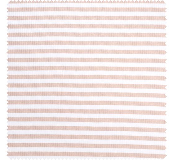 Rib jersey stof "Stripes"