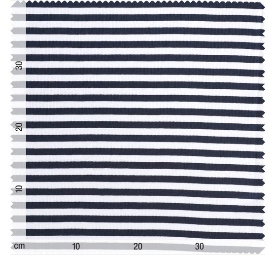 Rib jersey stof "Stripes"