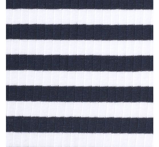 Rib jersey stof "Stripes"