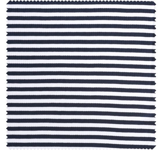 Rib jersey stof "Stripes"
