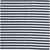 Rib jersey stof "Stripes" Marineblauw