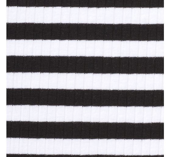 Rib jersey stof "Stripes"