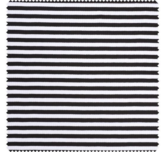 Rib jersey stof "Stripes"