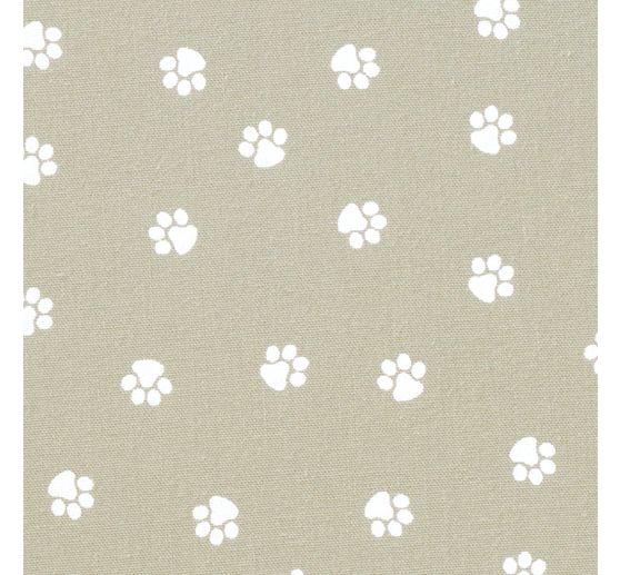 Katoenen poplin stof "Paws"