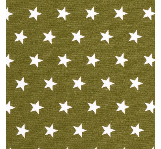 Katoenen poplin stof "Stars"