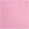 Katoenen poplin stof "Stars" Oud Roze