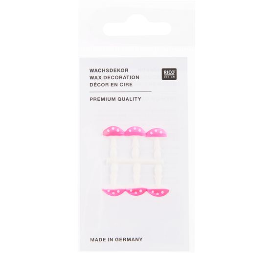 Wax motif "Mini mushrooms"