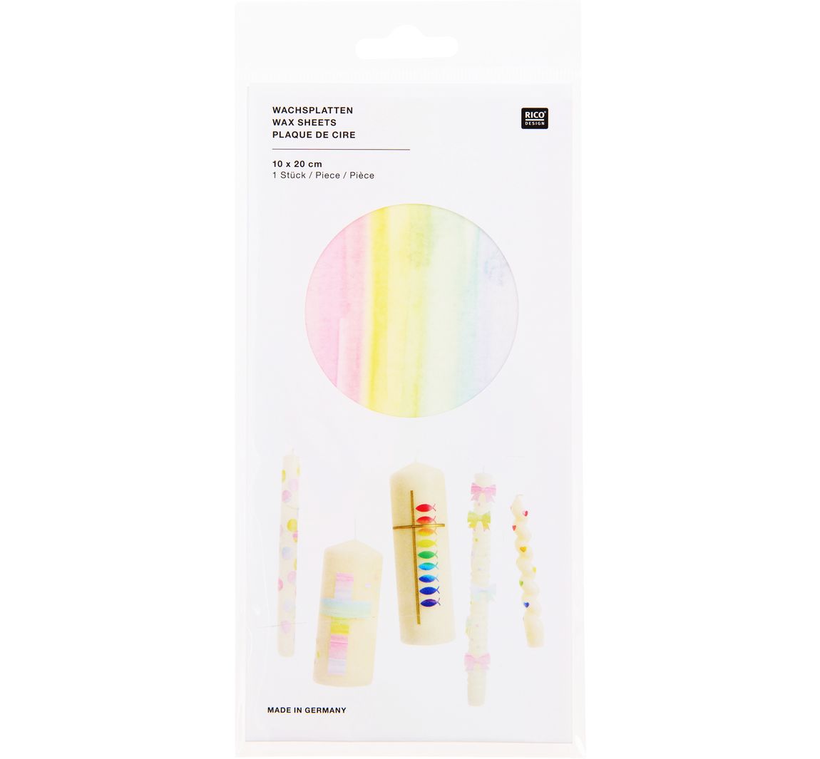 Wasplaat "Regenboog2, 20 × 10 cm, 1 stuk - Basic