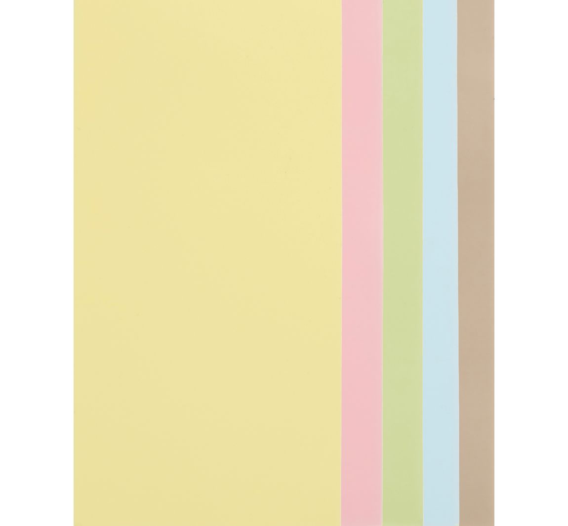 Wasplaten‑set, 20 × 10 cm, 5 stuks - Pastel