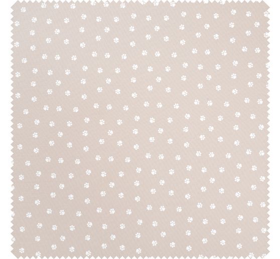 Cotton poplin fabric "Paws"
