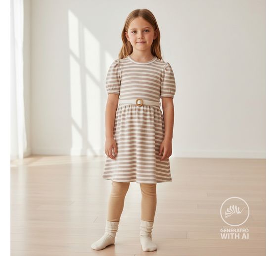 Rib jersey stof "Stripes"