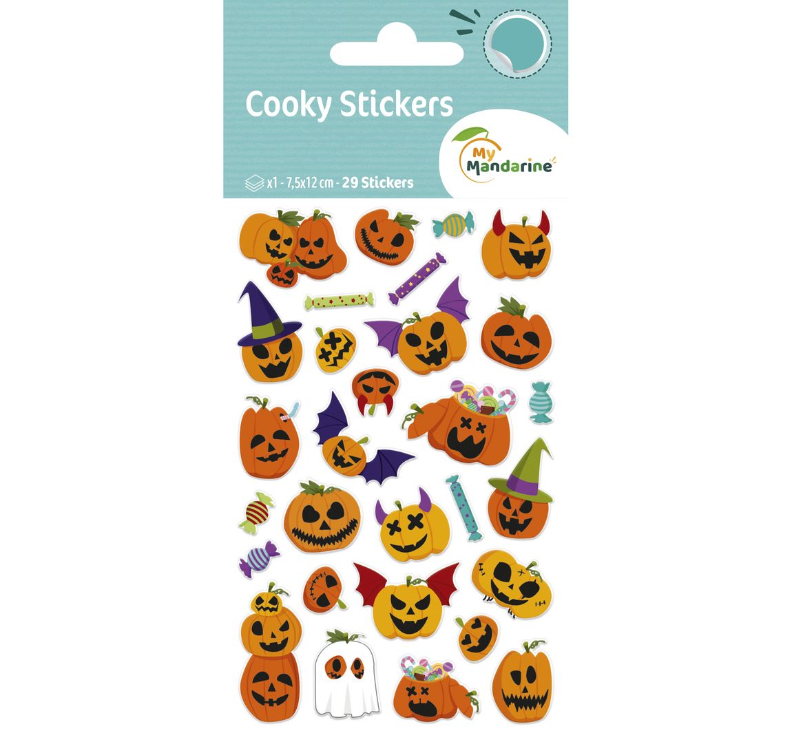 Epoxy stickers - Pumpkins