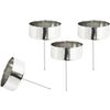 Metal tealight holder Silver