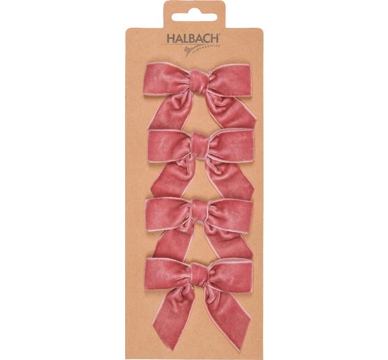 Decoratieve strikken "Fluweel", 4 stuks