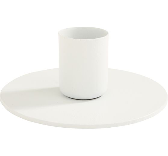 Metalen kandelaar, Wit
