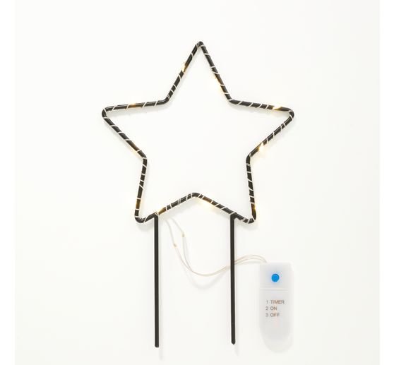 LED metalen decoratiesteker