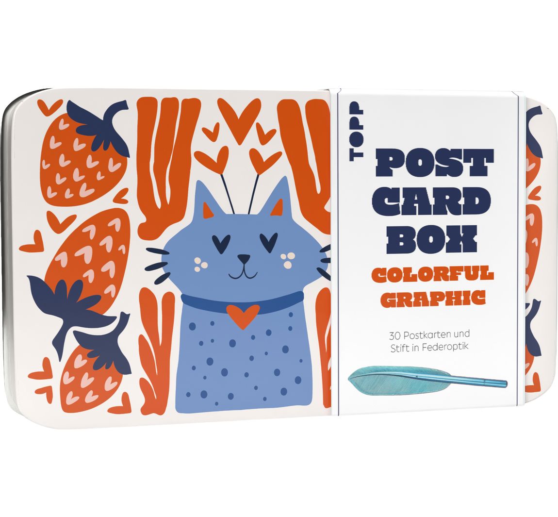 Postcard Box - Colorful Graphic