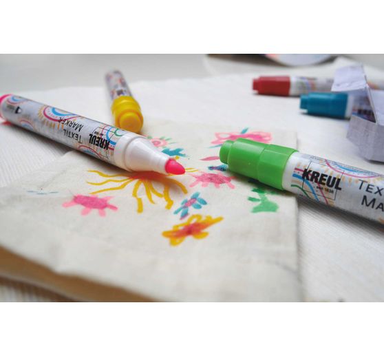 KREUL Textile Marker medium "Junior", set of 18
