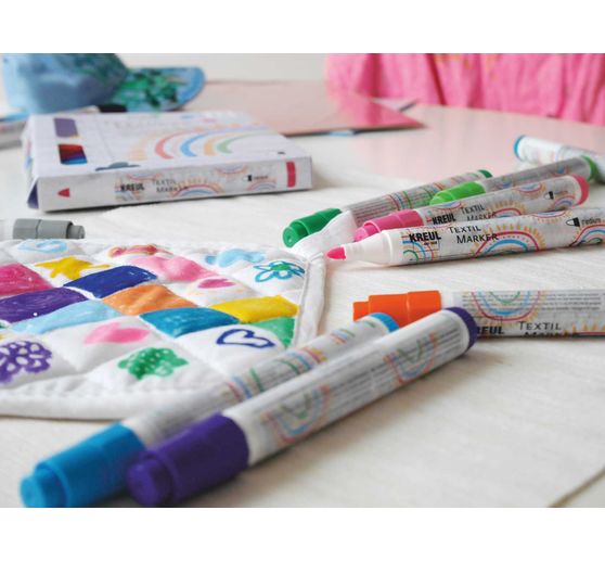 KREUL Textile Marker medium "Junior", set of 18