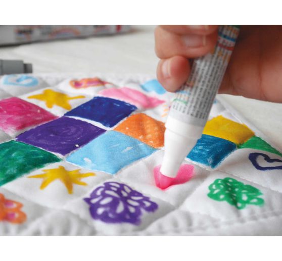 KREUL Textile Marker medium "Junior", set of 18