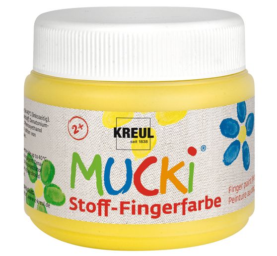 150 ml Stoff-Fingerfarbe 'MUCKI' 4000798284008 4er-Set KREUL 28400 