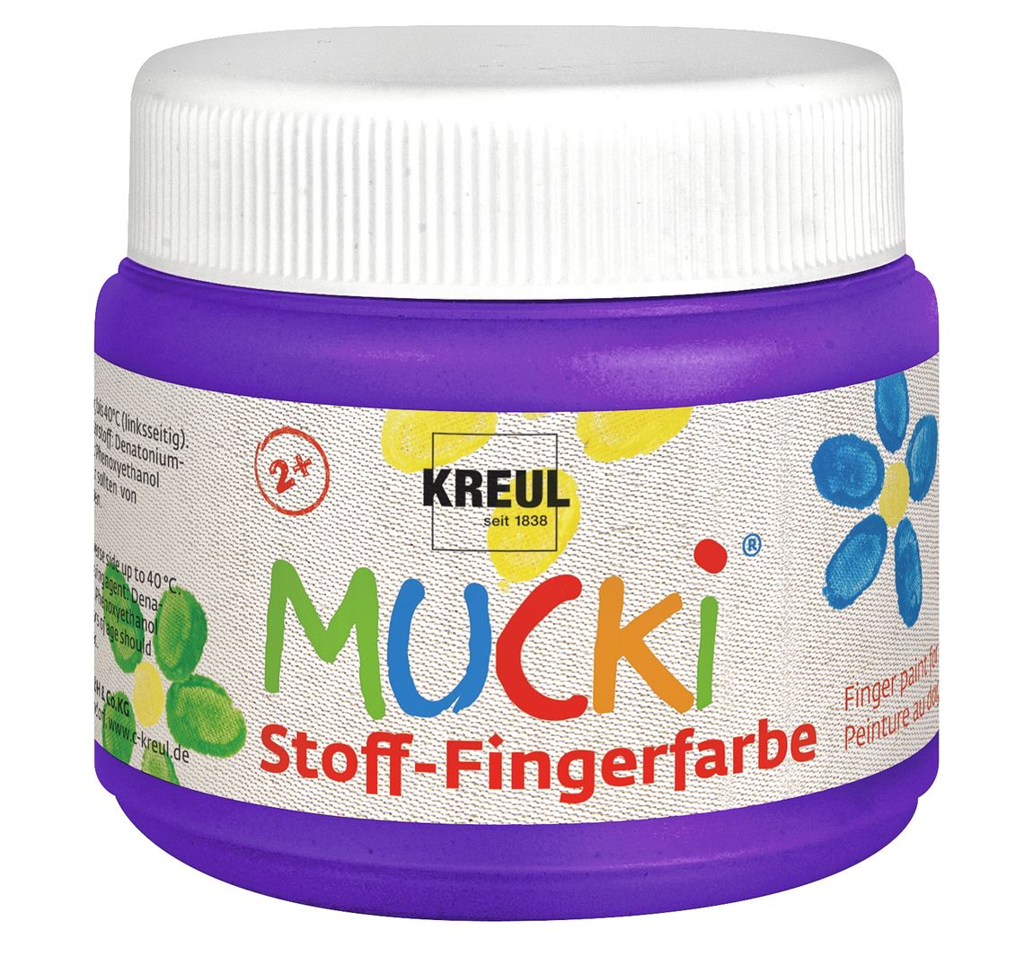 MUCKI-stof-Vingerverf, 150 ml - Violet
