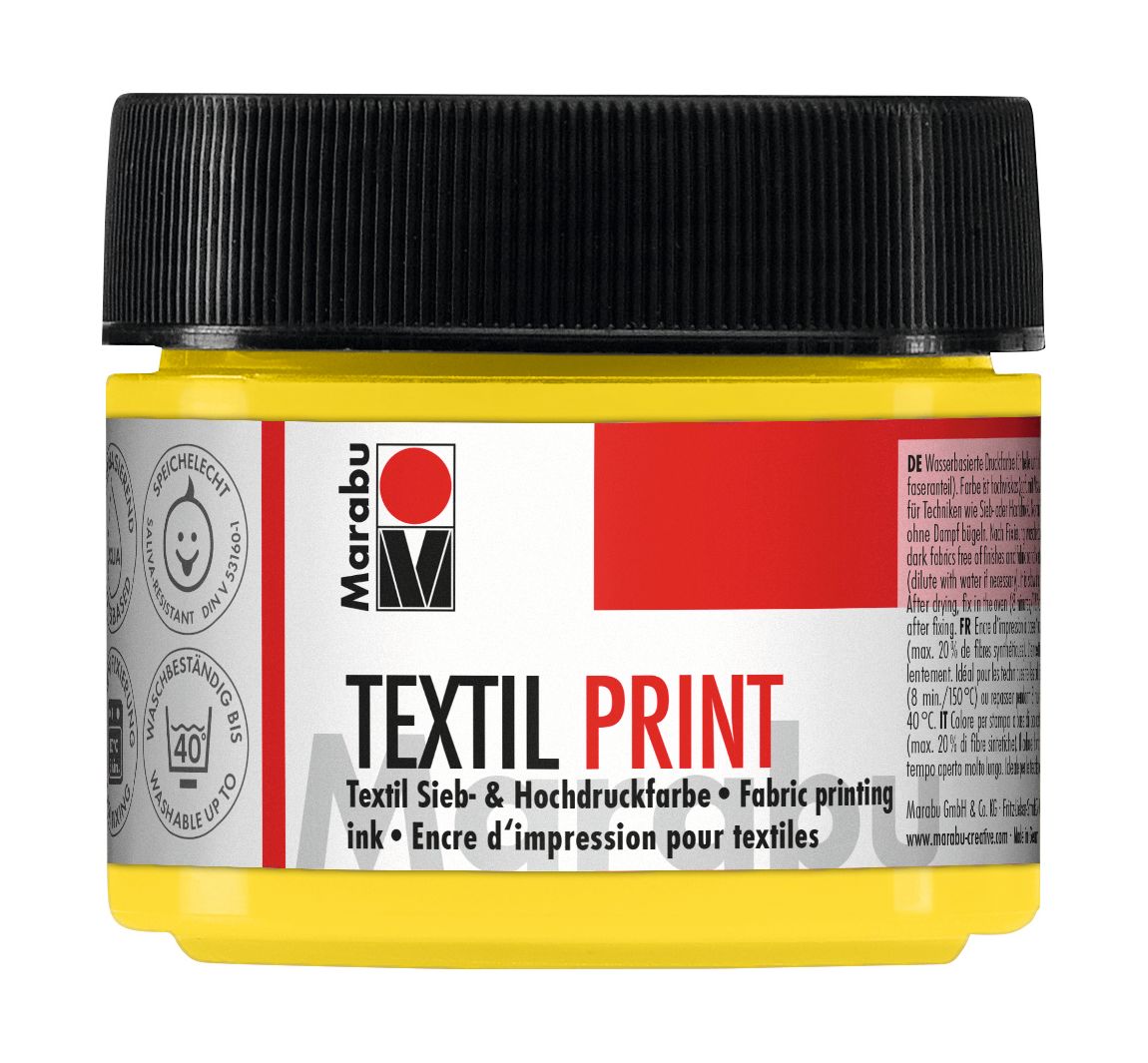 Marabu Textiel Print - Primair Geel