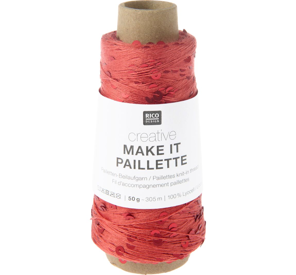 Rico Design Creative "Make It Paillette" - Rood