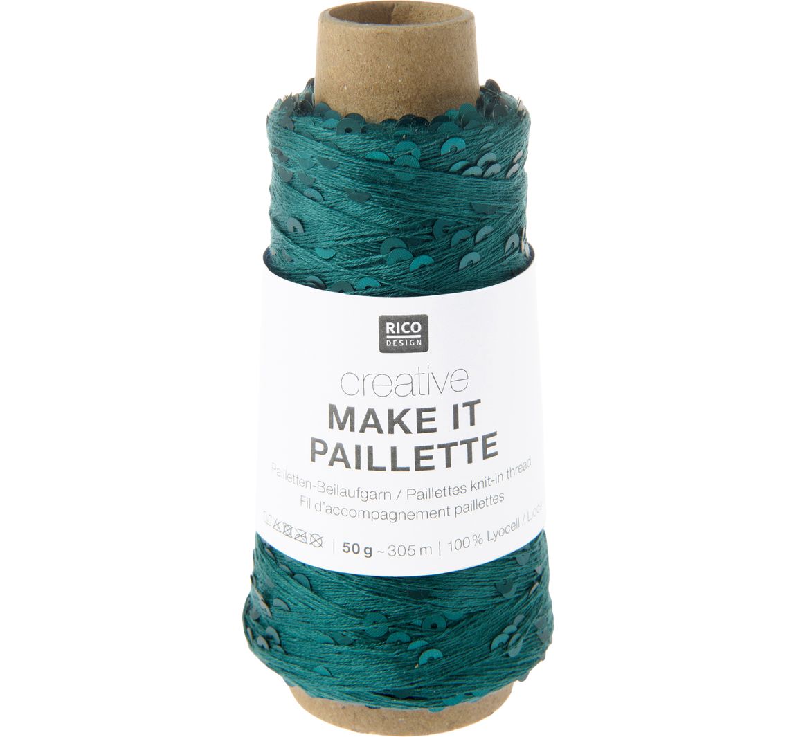 Rico Design Creative "Make It Paillette" - Petrol