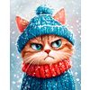 Diamond Painting Set, 40 x 50 cm Grumpy cat