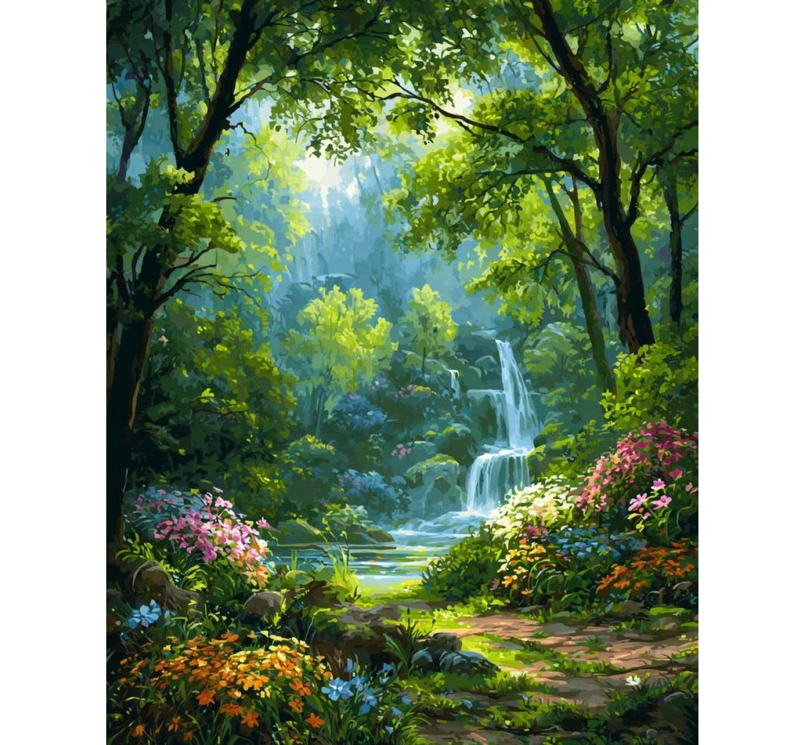Diamond Painting Set, 30 x 40 cm - Magic Place