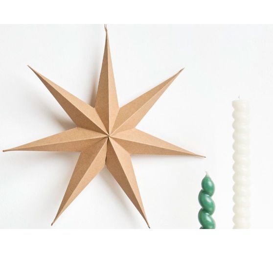 3D Papieren ster, Kraftpapier