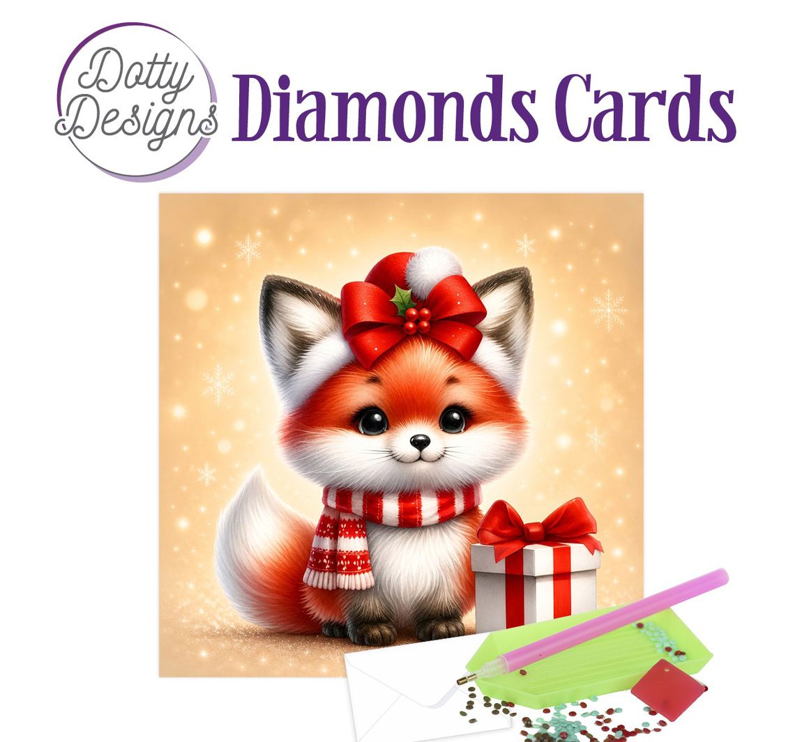 Kaartenset "Diamonds" - Christmas Fox