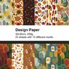 Designpapier blok, 32 x 32 cm, 24 vellen Herfstliefde