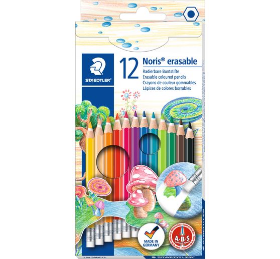 STAEDTLER Uitwisbare kleurpotloden "Noris erasable"