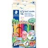 STAEDTLER Uitwisbare kleurpotloden "Noris erasable" 12 kleuren