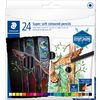 STAEDTLER Kleurpotloden "Super soft" 24 kleuren