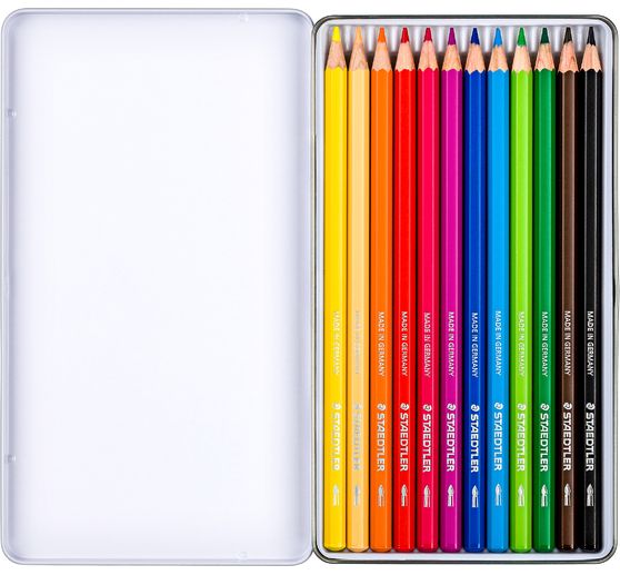 STAEDTLER Watercolour pencils "Design Journey" in metal tin
