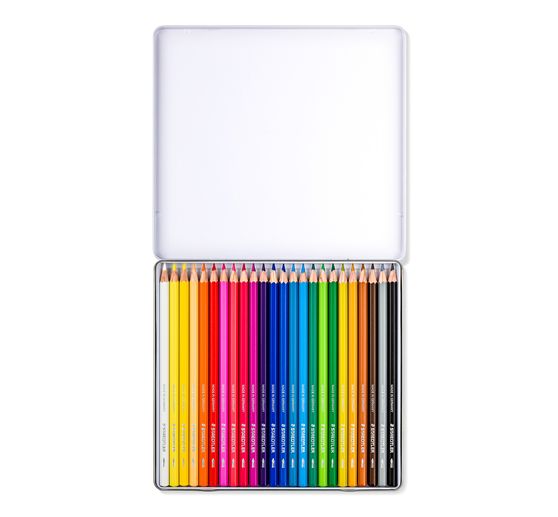 STAEDTLER Watercolour pencils "Design Journey" in metal tin