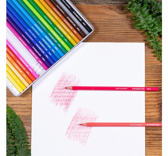 STAEDTLER Watercolour pencils "Design Journey" in metal tin
