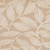 Motif fabric linen look "Rivia", acrylic-coated Beige