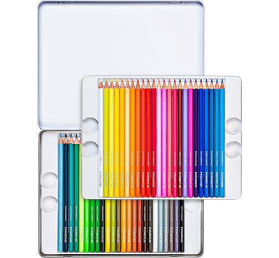 STAEDTLER Coloured pencils in metal tin