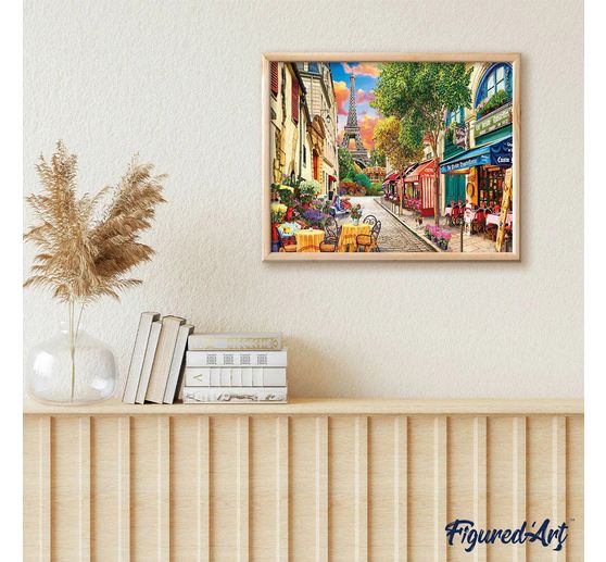 Schilderen op nummer op schildersdoek, 40 x 50 cm