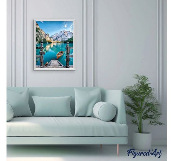 Schilderen op nummer op schildersdoek, 40 x 50 cm