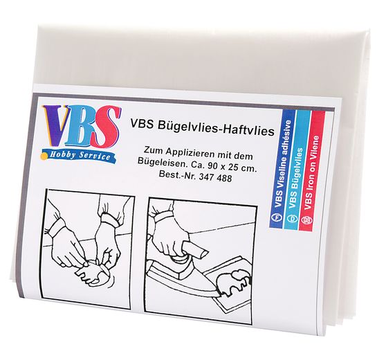 VBS Strijkvlies - Plakvlies, ca. 90 x 25 cm
