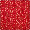 Katoenen stof "Sterren", Rood