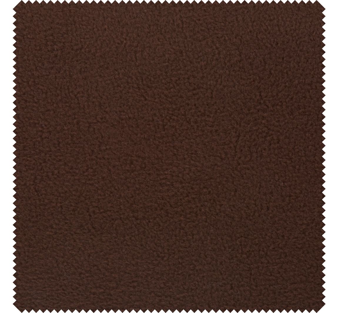 Fleece stof "Antipeeling", uni - Bruin